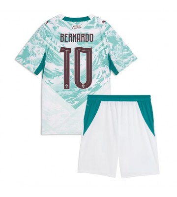 Portugal Bernardo Silva #10 Bortaställ Barn VM 2026 Kortärmad (+ Korta byxor)